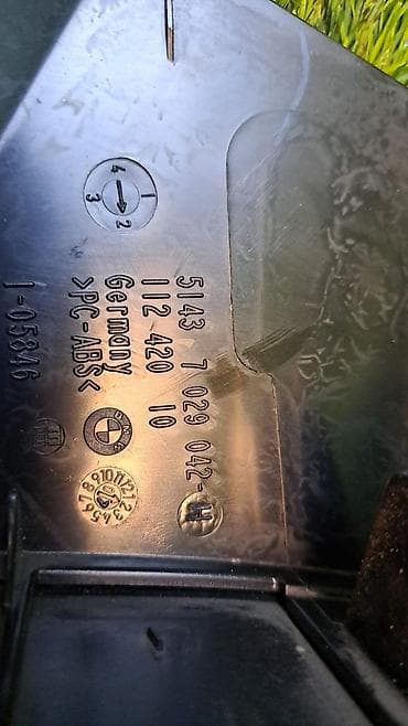 bmw e740: Обшивка стойки салона задняя правая Е65 51 43 7 ——029 —-042 Год 2007 — 5