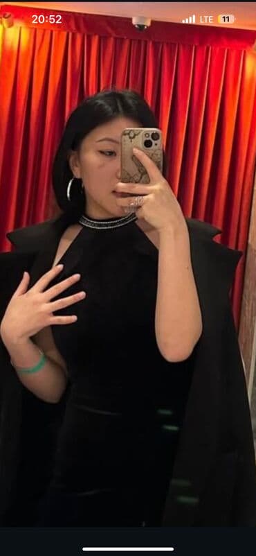 платья трикотажные с длинным рукавом: Вечернее платье, Коктейльное, Короткая модель, С рукавами, XS, S — 2