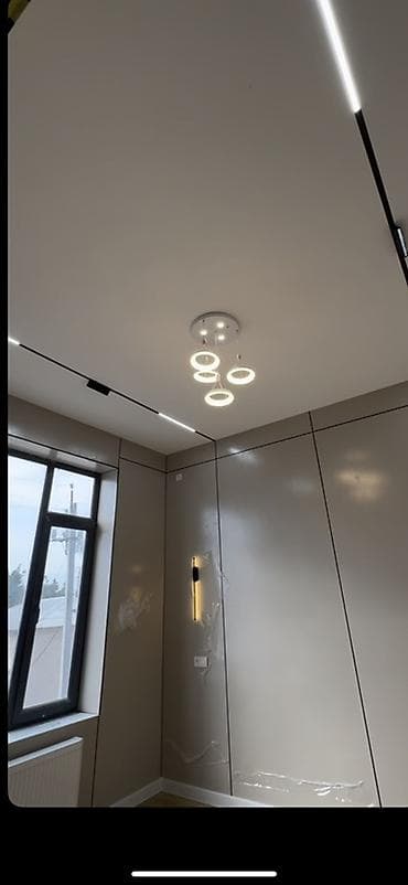 навесной потолок: Натяжной потолок Матовое Монтаж — 6