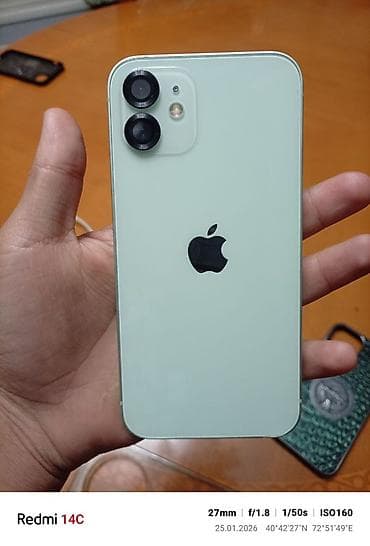 mini 5: IPhone 12, Зеленый, Кабель, 81 % — 1