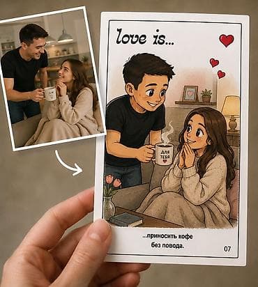 prodayu plotter: Love is по вашему фото. Открытка Создам персональную открытку в стиле — 7