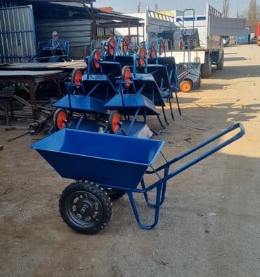 садовый измельчитель: Садово-строительная тачка и тележка, Стальная, Двухколесная, Новый — 11