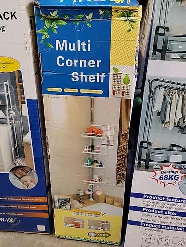 стойка для ванночки: Многофункциональная угловая полка (Multi Corner Shelf) - — 1