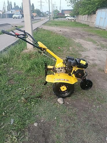 бензин: Мотоблок бензиновый, желтый - Тип: колесный мотоблок с передним — 2