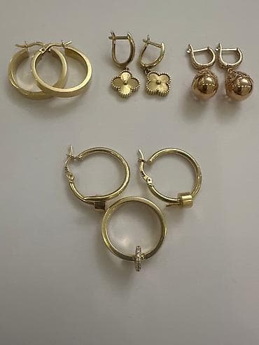 cartier серьги: Серьги золотые 585 пробы в желтом золоте Картье вес 2,67гр .серьги — 2