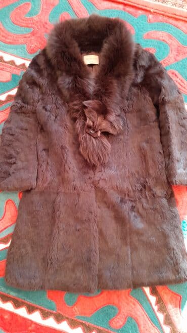 Шуба, Кролик, По колено, Турция, XL — 1