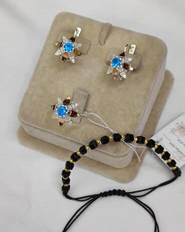 свадебные платья от производителя: Набор украшений, Проба 925, Женские, Новый — 1