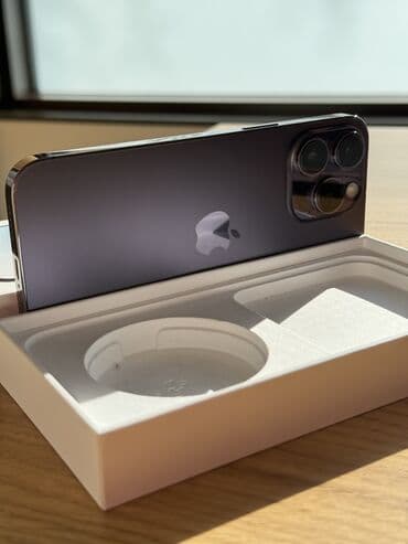 redmi note 3 4pda: IPhone 14 Pro Max, Колдонулган, 256 ГБ, Deep Purple, Куту, 100 % — 2