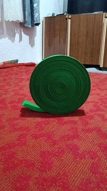 стро: Тесьма/стропа из синтетического материала, цвет ярко‑зеленый, в — 1