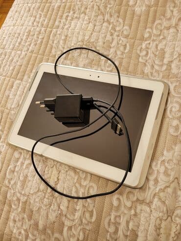 микро флешки: Планшет, Samsung, память 16 ГБ, 10" - 11", 3G, Б/у, Детский цвет - Белый — 4