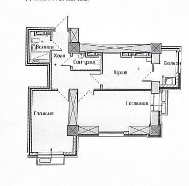 для квартирантов: 2 комнаты, 61 м², Элитка, 16 этаж, Готовая ПСО (под самоотделку) — 2