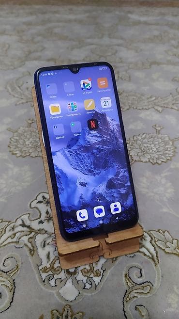 Redmi, Redmi Note 8, Б/у, 64 ГБ, цвет - Синий, 2 SIM — 3