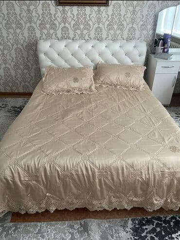 кухонные шкафы буу: Спальный гарнитур, Двуспальная кровать, цвет - Белый — 2