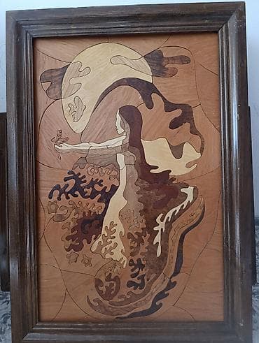 для дитей: Интерьерные панно из натурального дерева (интарсия/маркетри) - — 2