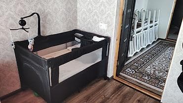 Детская мебель: Манеж-кровать, Новый, Раскладной, Другой материал — 2