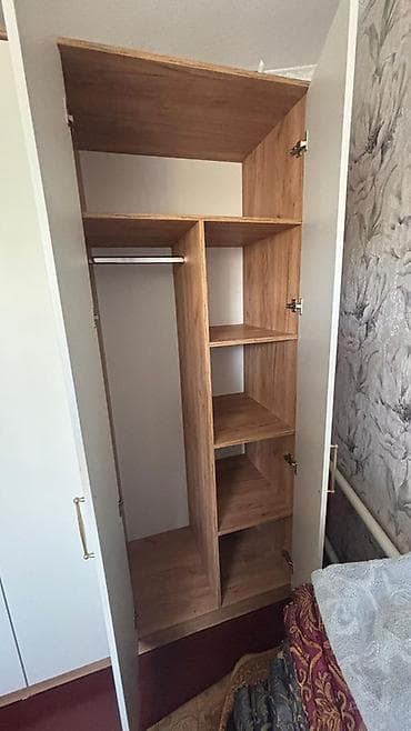 гардеробный шкаф: Шифоньер, шкаф для одежды, Прямой, ЛДСП — 2