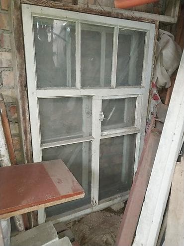 Готовое деревянное окно, Декоративные особенности: Фрамуга, Без установки, Без рассрочки