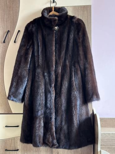 Шуба, Норка, Длинная модель, Италия, 2XL