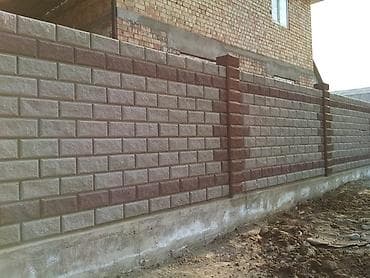 Утепление: Строим заборы пескоблокам все виды. Пескаблок койобуз баардык турун — 4