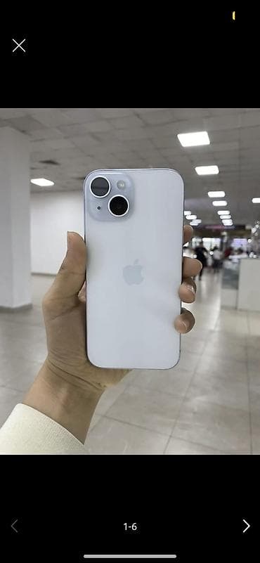 IPhone 15, Б/у, 128 ГБ, White Titanium, 82 % at lalafo.kg IPhone 15, Б/у, 128 ГБ, White Titanium, 82 %