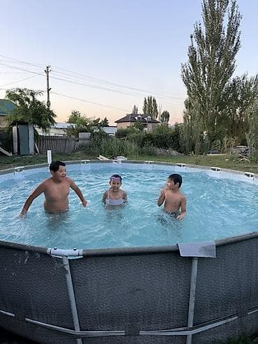 Спорт и хобби: Каркасный круглый бассейн для дачи/двора - Тип: разборный каркасный — 5