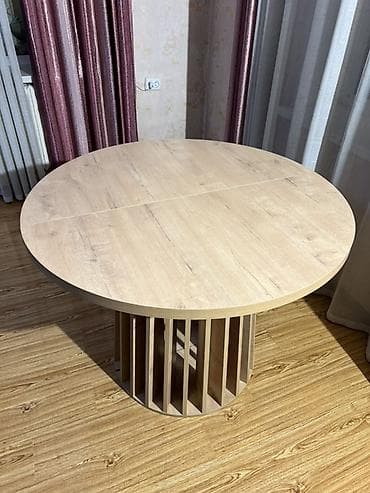 Стол трансформер Для кухни, Раскладной стол, Длина, см: 300 см, цвет - Бежевый — 1