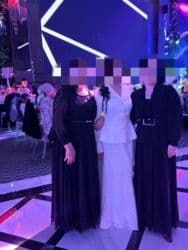 вечерний костюм: Юбка менен костюм, Юбканын модели: Годе, Макси, Пиджак, Туркия, L — 3