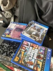 геймпад бишкек: Sony PlayStation 4 фат (чёрная) + беспроводной геймпад DualShock 4 - — 7