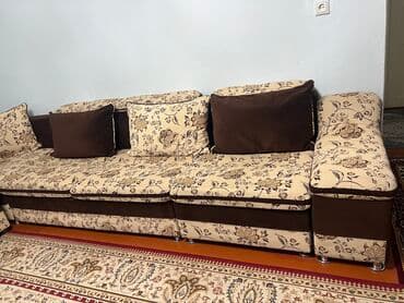 мягкий кухонный уголок: Угловой диван, Складной — 4