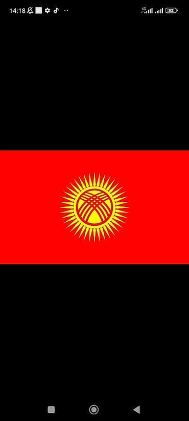 Столдор: Флаг Кыргызстана — полотнище красного цвета с жёлтым солнцем и — 1