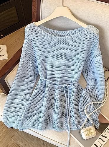 тоненькие кофточки: Кофта, С поясом, Лето, Стандарт — 1