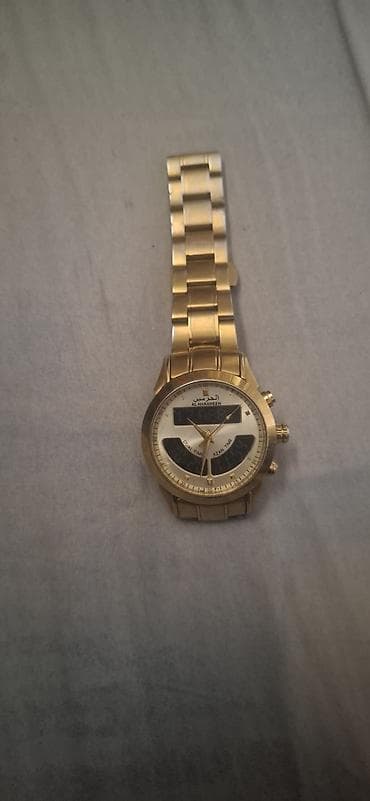 саат электронный: Мусульманские часы часы, Al Harameen, Мужские, Б/у — 1