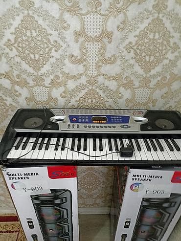 синтизатор: Синтезатор клавишный 61 клавиша + питание - Полноразмерная клавиатура — 1