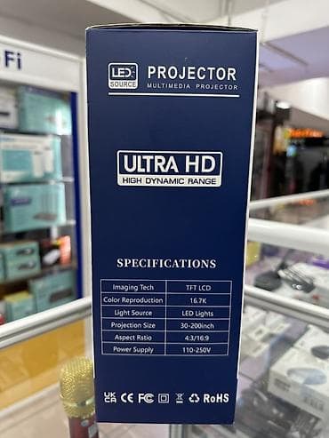 сумка для проектора: Мультимедийный LED‑проектор Ultra HD (HDR) Ключевые особенности: - — 2