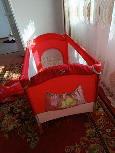 Lixiang: Манеж-кровать, Б/у, Складной, Другой материал — 4