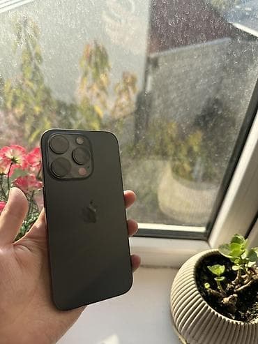 ipad m3: IPhone 15 Pro, Б/у, 128 ГБ, Black Titanium, 85 % — 1