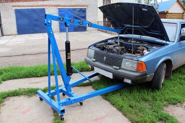 домкраты гидравлические: Красный гидравлический подъемник для двигателя с регулируемой — 3