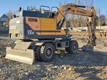 полировычный машынка: Экскаватор, Колесный — 3