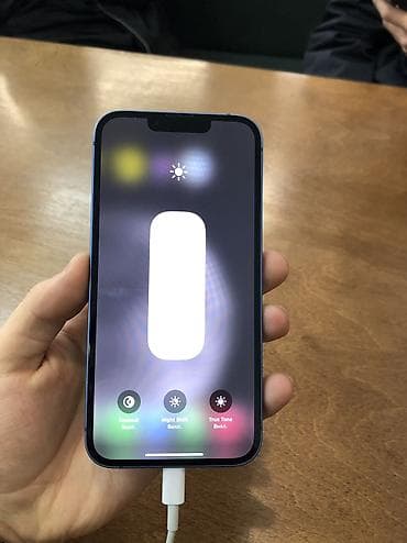 appl: IPhone 13, Б/у, 128 ГБ, Синий, Кабель, Коробка, 82 % — 1