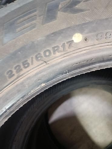 17: Шины 225 / 60 / R 17, Лето, Б/у, 1 шт, Легковые, Япония, Bridgestone — 2
