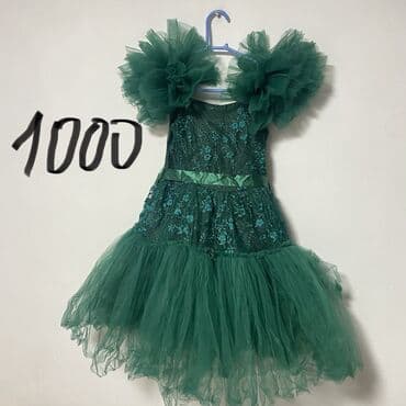 карсеты: Детское платье, цвет - Зеленый — 2