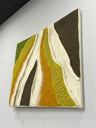 куплю спальный мешок: Панно настенное из войлока, текстильный арт-объект - Материал — 1