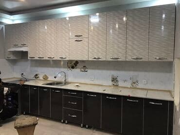 реставрация кухонной мебели бишкек: Мебель на заказ, Гостиная, Кухонный гарнитур, Шкаф, Комод — 8