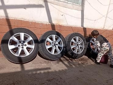 195 70 с: Колеса в сборе 215 / 60 / R 16, Зима, Б/у, Комплект, Легковые, Литые, отверстий - 5 — 2