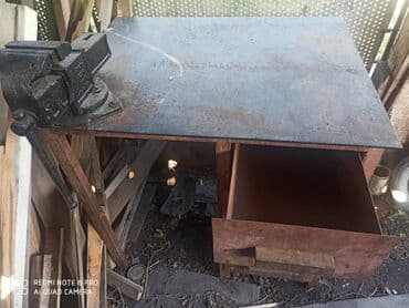 шкаф офисный стол: Продаю новый слесарный стол с выдвижными ящиками с тисками ( можно без — 1