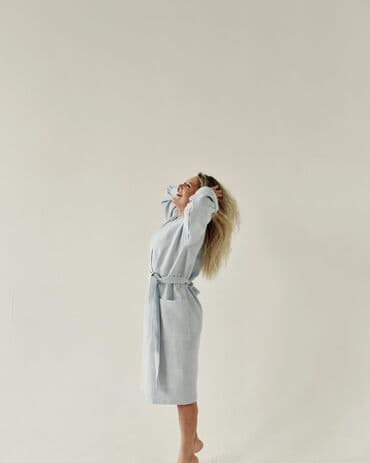 банный халаты: Халат, Вафли кездеме, XS, S, M — 2