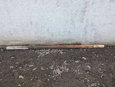 Стойки для заборов: Металлическая труба для заборов, Высота: 2,5, Диаметр: Другой диаметр, Толщина: Другая толщина, Б/у — 1