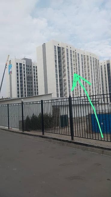 исакеева: 1 бөлмө, 41 м², Элитка, 7 кабат, Евроремонт — 9