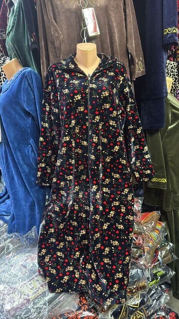 белая ночная сорочка: Халат, Бамбук, Made in KG, M, L, XL — 8