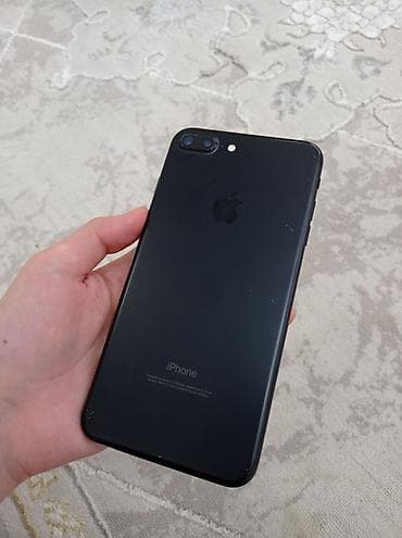 IPhone 7 Plus, 128 ГБ, Черный, Защитное стекло, Чехол, 100 % at lalafo.kg IPhone 7 Plus, 128 ГБ, Черный, Защитное стекло, Чехол, 100 %
